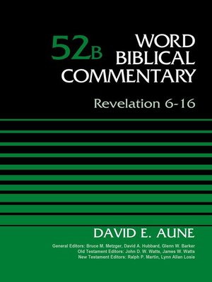 cover image of Revelation 6-16, Volume 52B